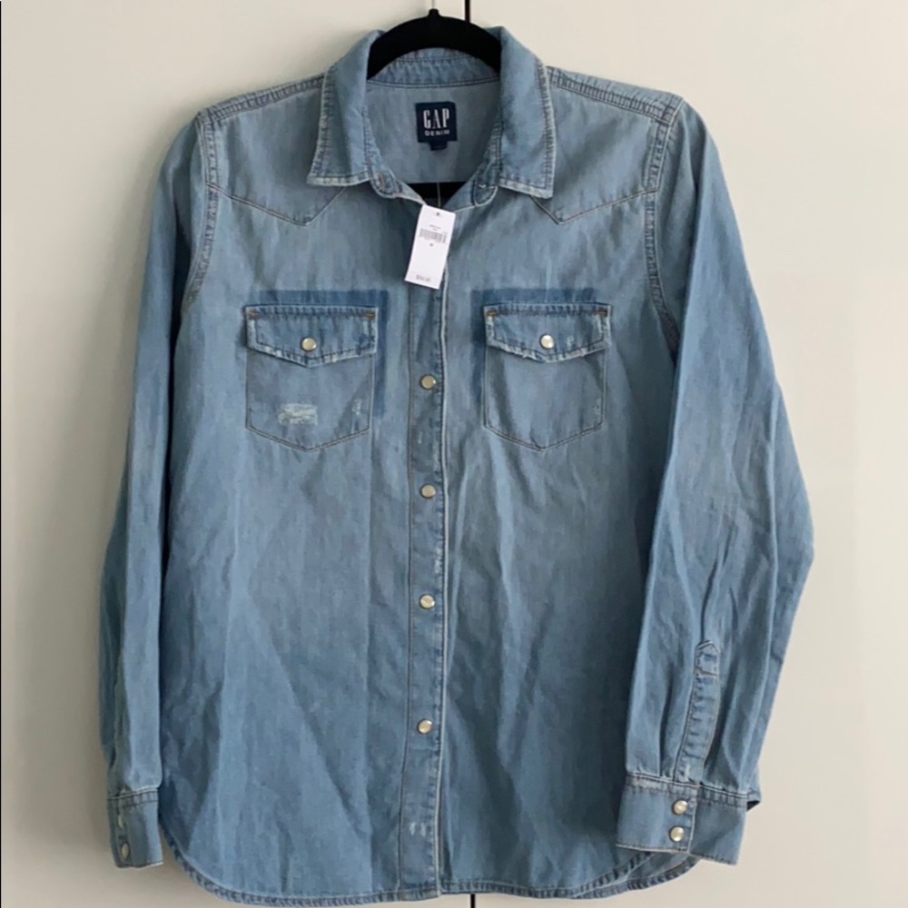 Gap Denim Western Shirt - Medium